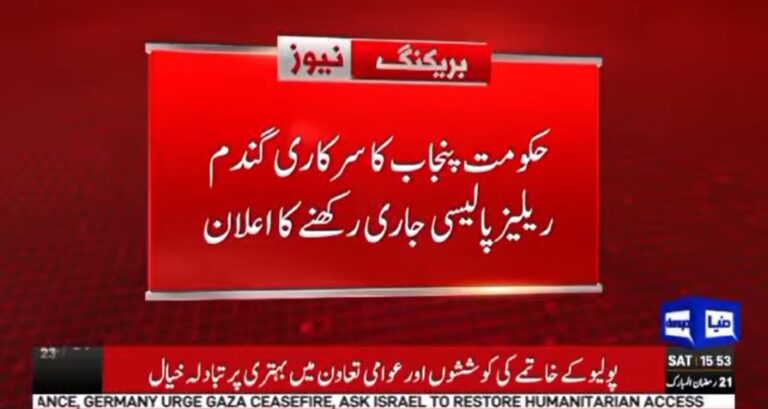 Read more about the article حکومت پنجاب کا بڑا اقدام، سرکاری گندم ریلیز پالیسی جاری رکھنے کا اعلان