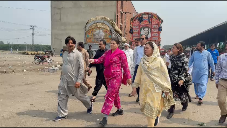 Read more about the article معاون خصوصی برائے پرائس کنٹرول سلمی بٹ کا کاہنہ کاچھا سبزی و فروٹ منڈی کا دورہ